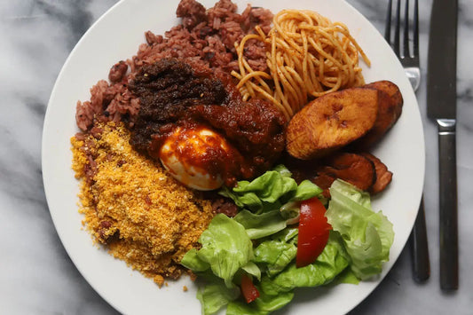 Authentic Ghana waakye